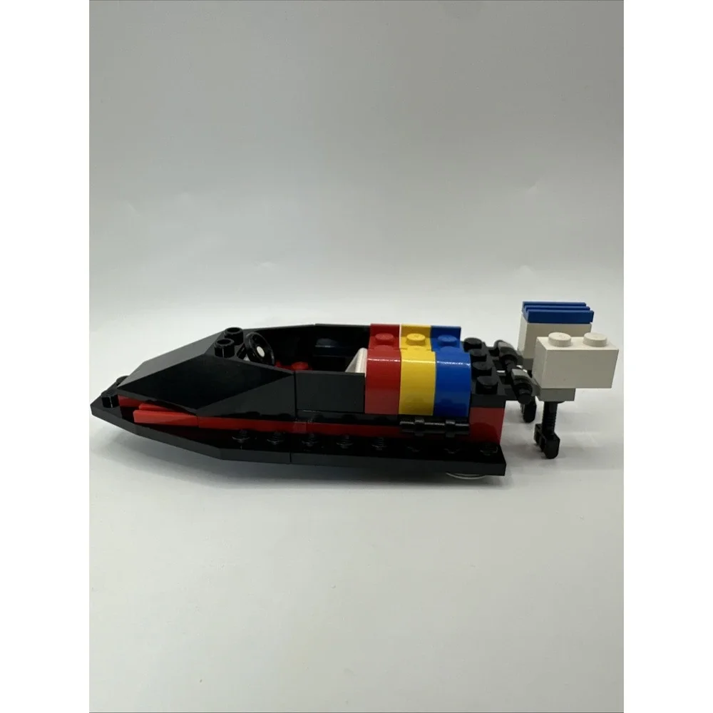 Vintage 1993 LEGO Town 6536 Aero Hawk & 6537 Hydro Racer Near Complete